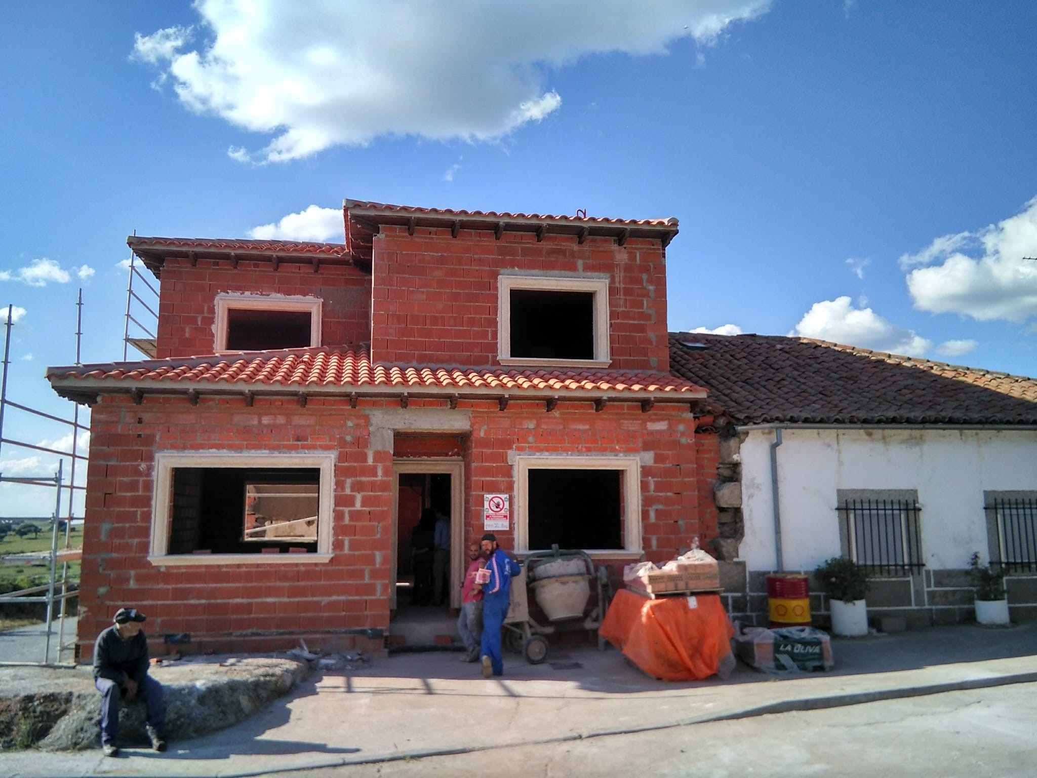 Viviendas Unifamiliares Zarpadiel construccion 